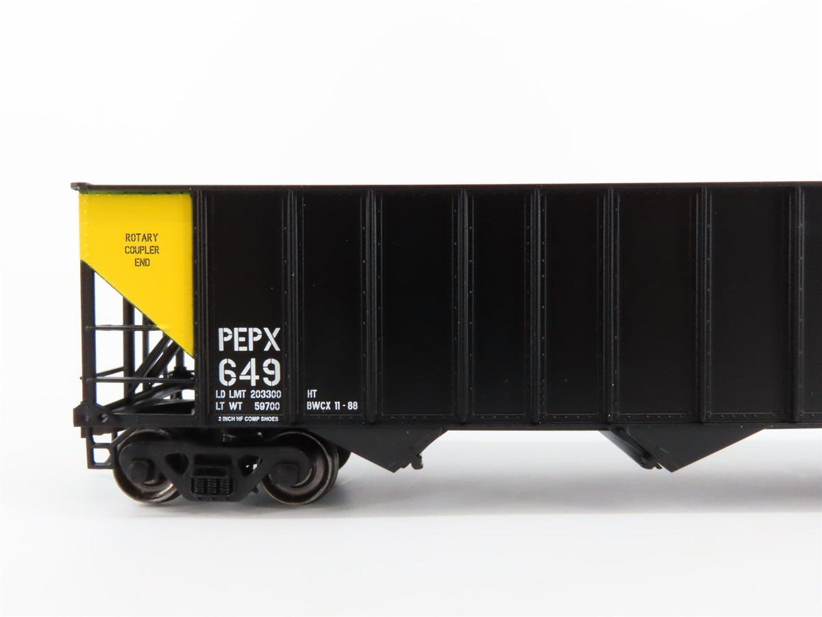 HO Scale Bowser 41183 PEPX 100 Ton 3-Bay Open Hopper #649