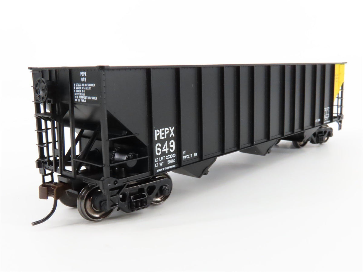 HO Scale Bowser 41183 PEPX 100 Ton 3-Bay Open Hopper #649