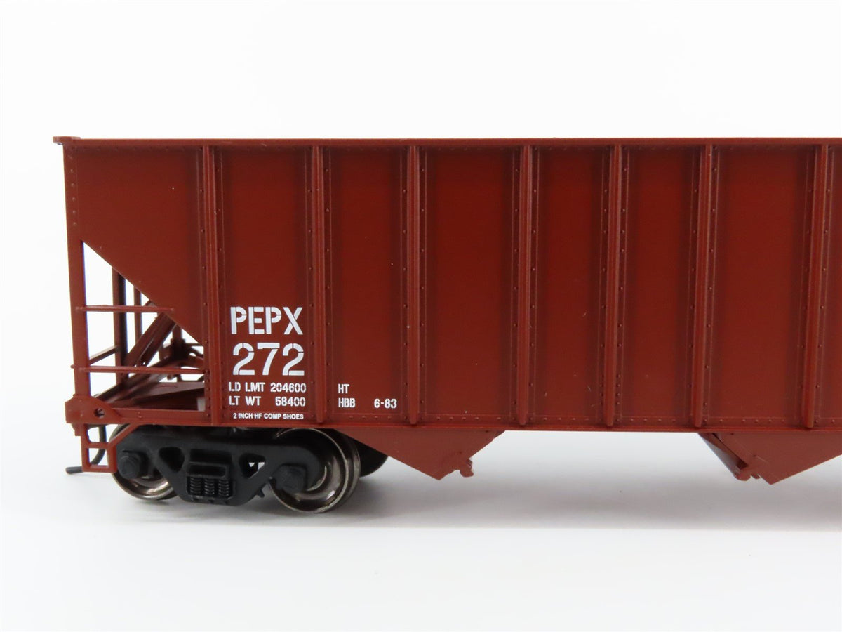 HO Scale Bowser 41181 PEPX 100 Ton 3-Bay Open Hopper #272