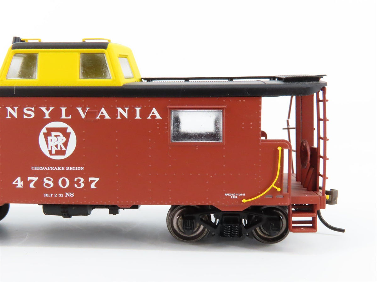 HO Scale Bowser 41093 PRR Pennsylvania Railroad Caboose #478037