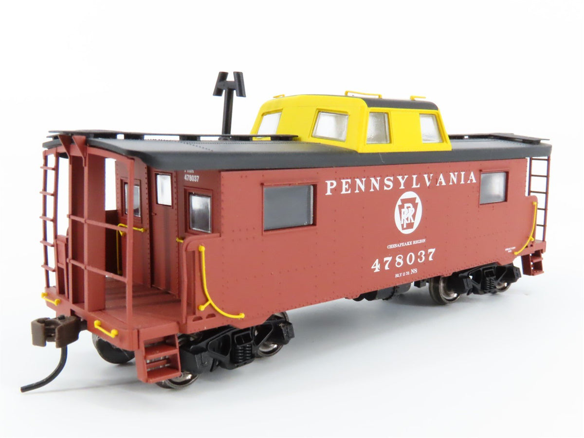 HO Scale Bowser 41093 PRR Pennsylvania Railroad Caboose #478037