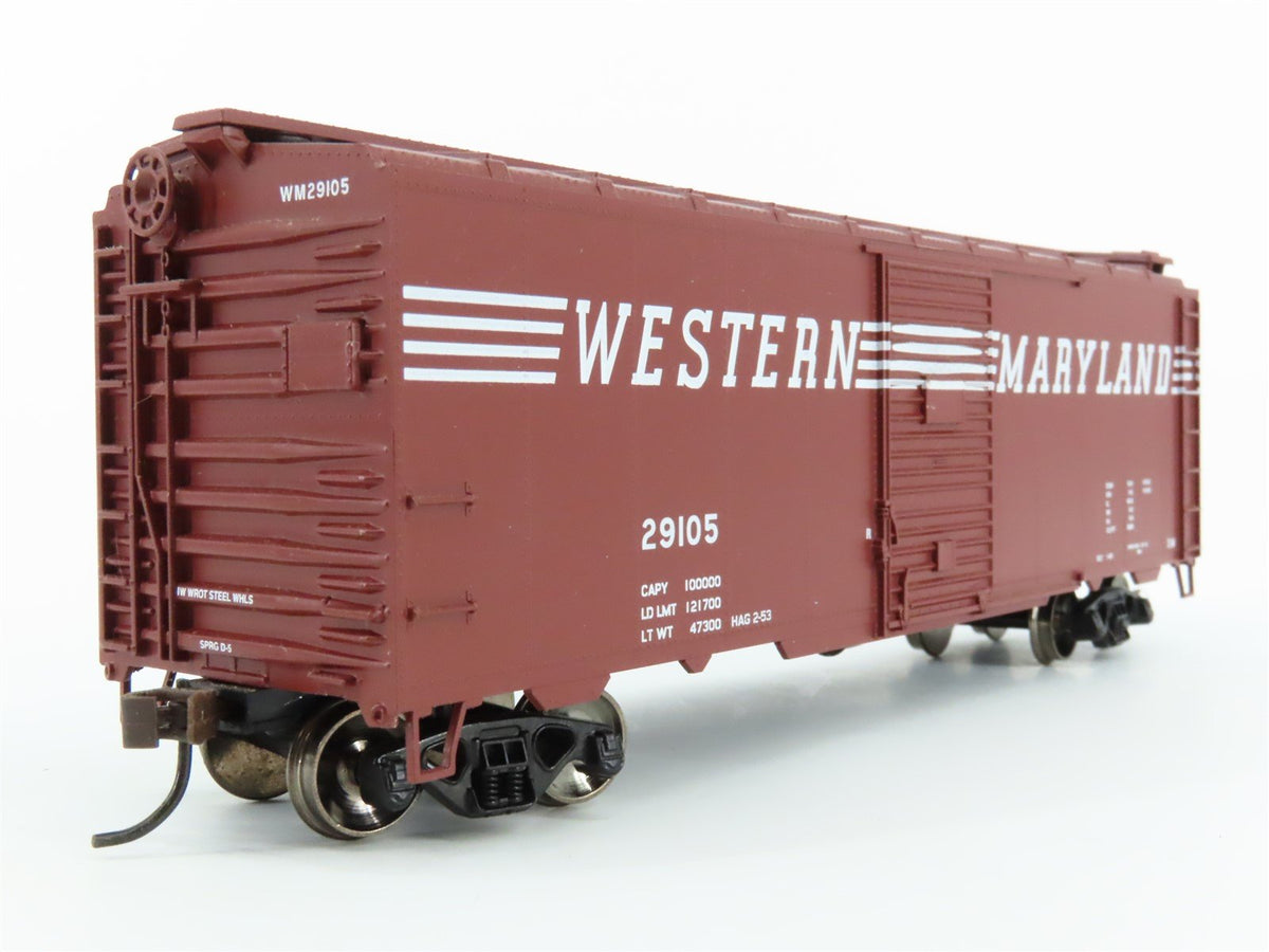 HO Scale Atlas Trainman 20006138 WM Western Maryland Single Door Box Car #29105