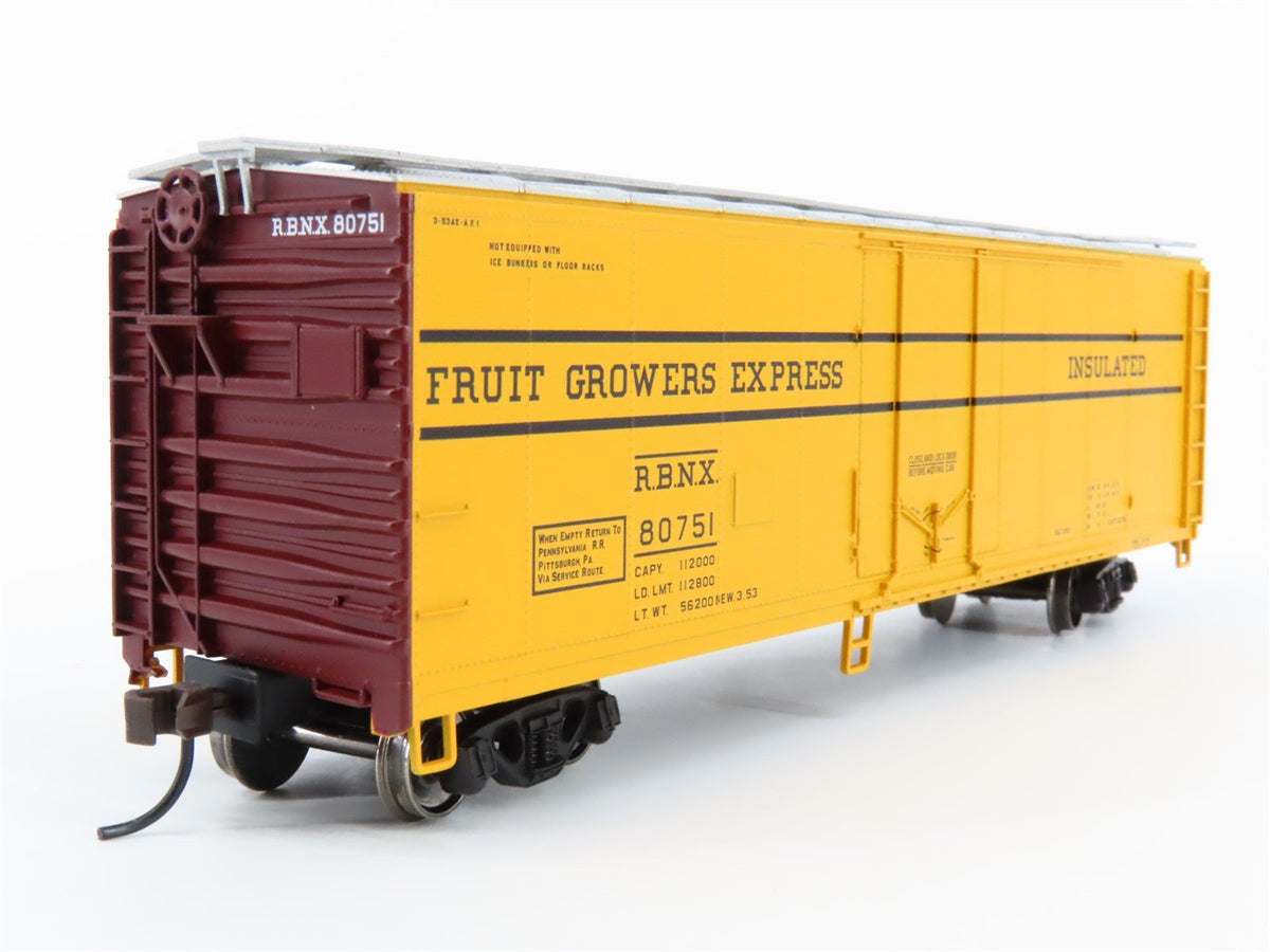 HO Scale Atlas Trainman 20006147 RBNX Fruit Grower&#39;s Express Box Car #80751