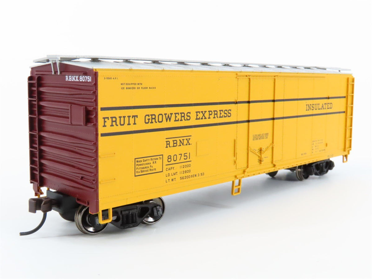 HO Scale Atlas Trainman 20006147 RBNX Fruit Grower&#39;s Express Box Car #80751