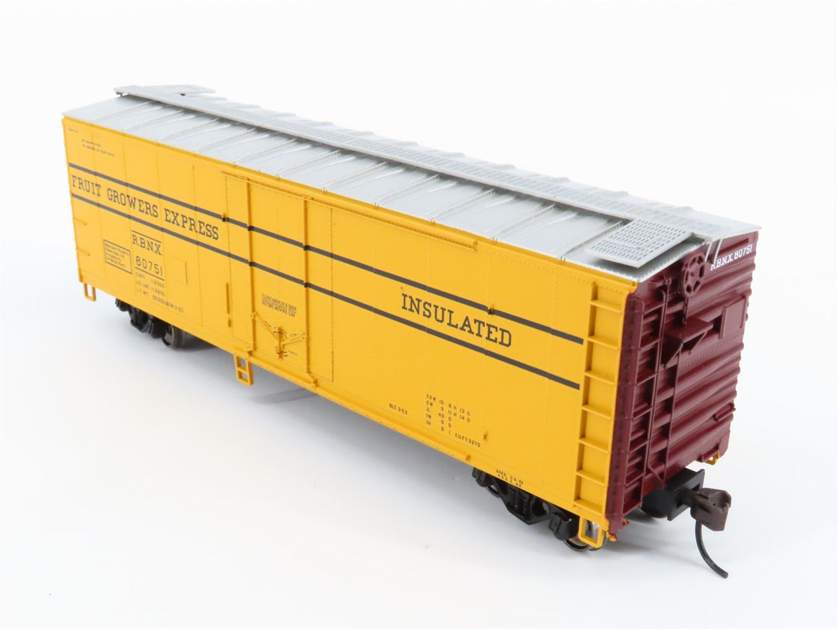 HO Scale Atlas Trainman 20006147 RBNX Fruit Grower&#39;s Express Box Car #80751