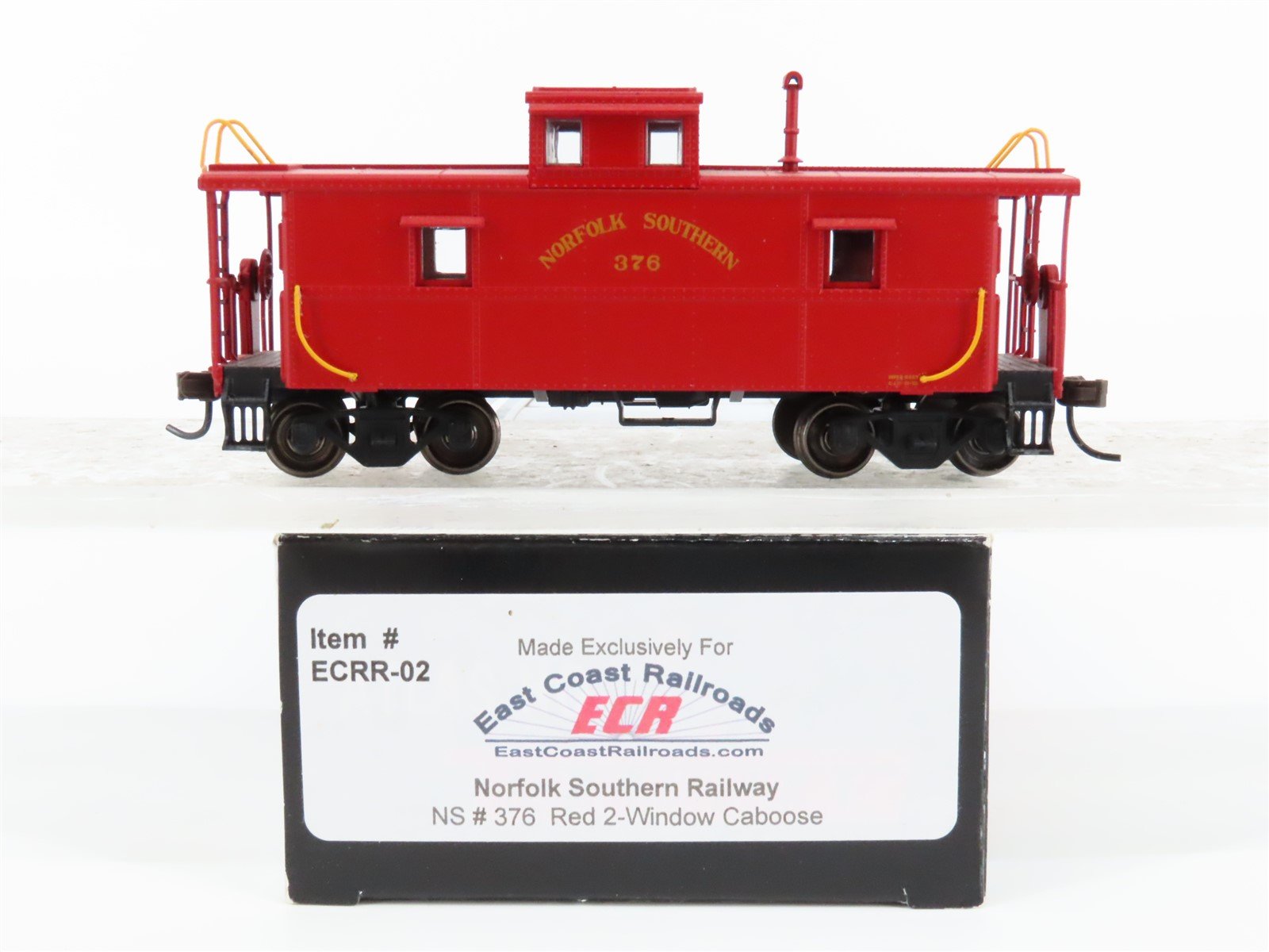 HO Scale Atlas Trainman ECRR-02 NS Norfolk Southern Railway Cupola Caboose #376