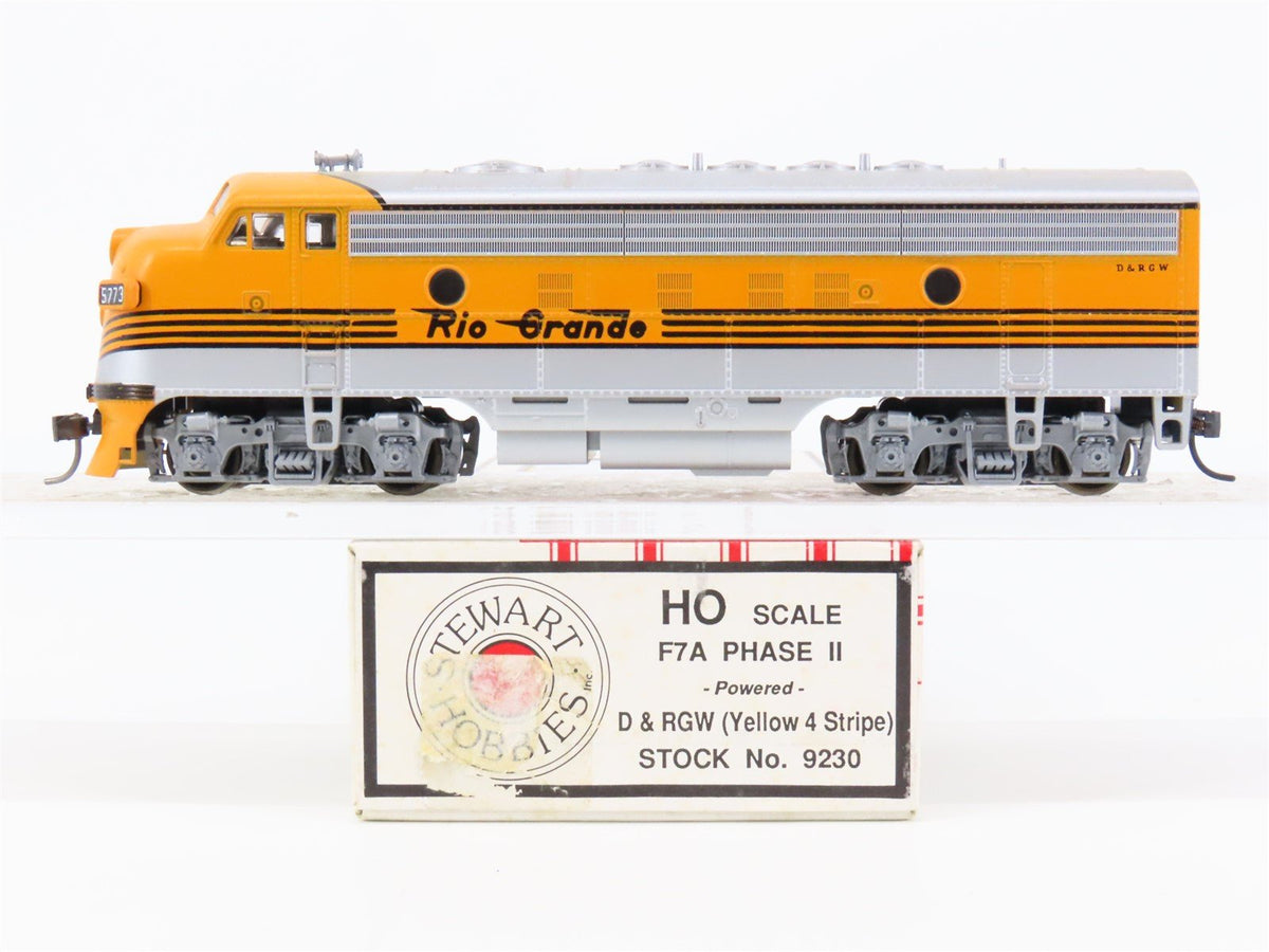 HO Scale Stewart 9230 DRGW Rio Grande F7A Diesel Locomotive #5773 w/ DCC