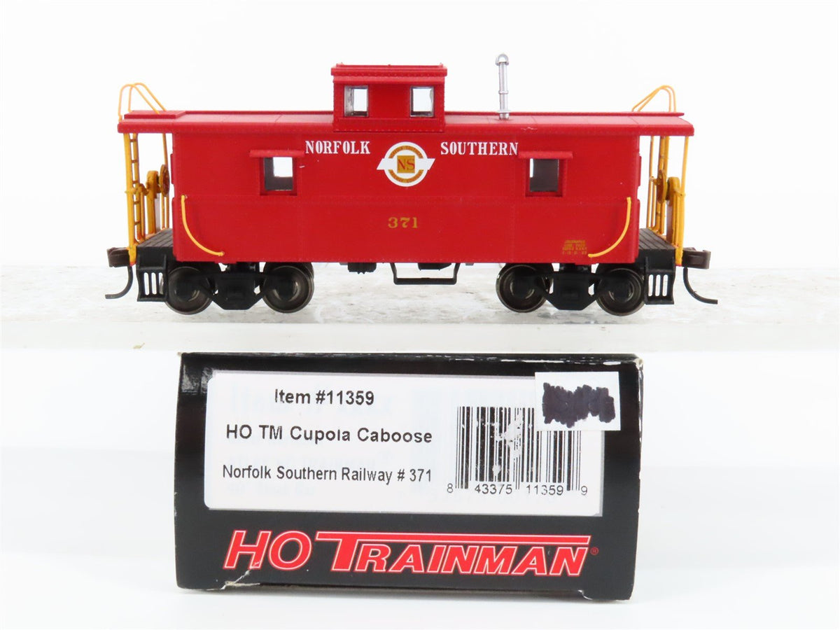 HO Scale Atlas Trainman 11359 NS Norfolk Southern Railway Cupola Caboose #371