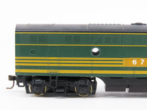 HO Scale Stewart 5312 MEC Maine Central F7 A/B Diesel Locomotive Set w/ DCC