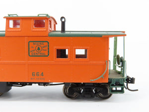 HO Scale PROTO 2000 #8522 MEC Maine Central Center Cupola Steel Caboose #664