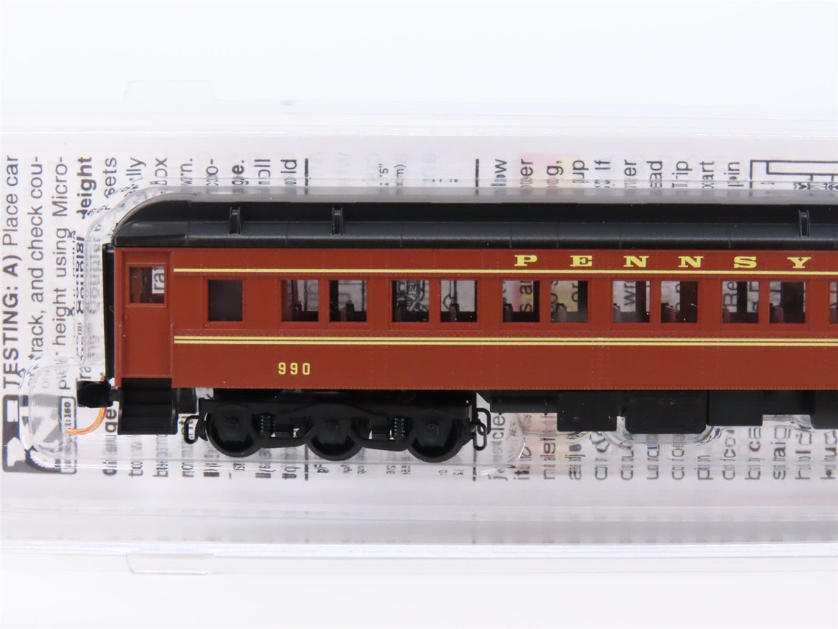 N Scale Micro-Trains MTL 14500050 PRR Pennsylvania 78&#39; Coach Passenger #990