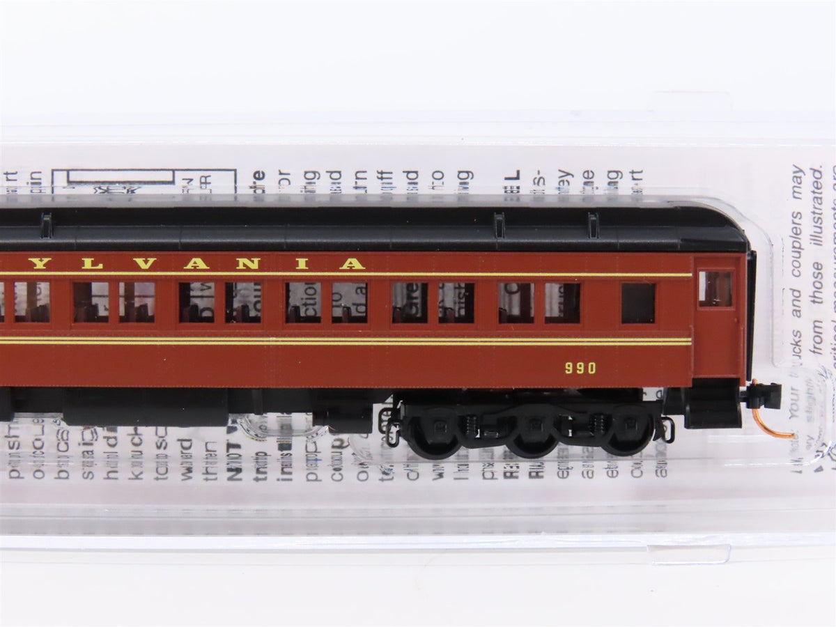 N Scale Micro-Trains MTL 14500050 PRR Pennsylvania 78&#39; Coach Passenger #990