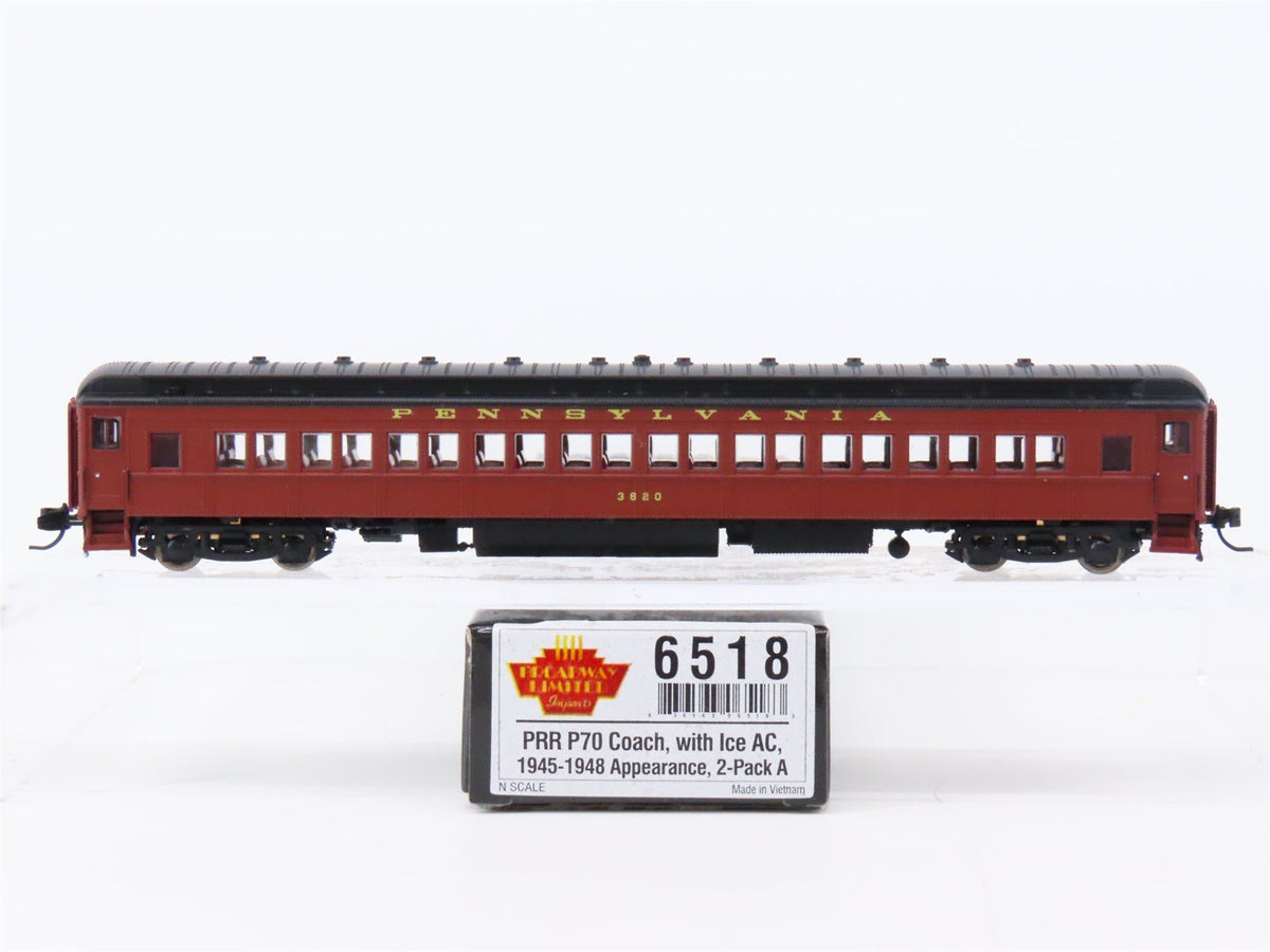 N Scale Broadway Limited Imports 6518 PRR Pennsylvania Coach Passenger #3620