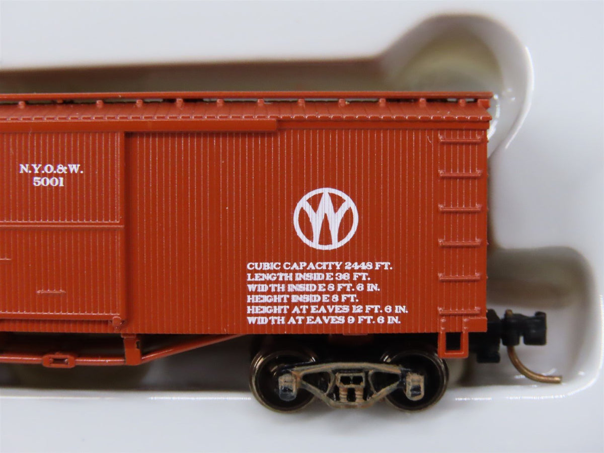 N Scale Athearn 10987 NYO&amp;W New York Ontario &amp; Western 36&#39; Box Car #5001