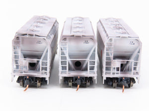 N Micro-Trains MTL 09244170 GN Great Northern 2-Bay Hoppers Weathered 3-Pack