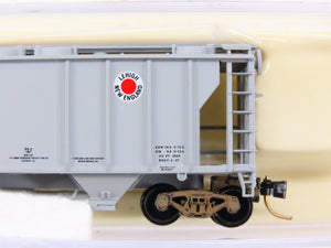 N Scale Atlas 31621 LNE Lehigh New England Railroad 2-Bay Covered Hopper #18123