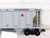 N Scale Atlas 31621 LNE Lehigh New England Railroad 2-Bay Covered Hopper #18123