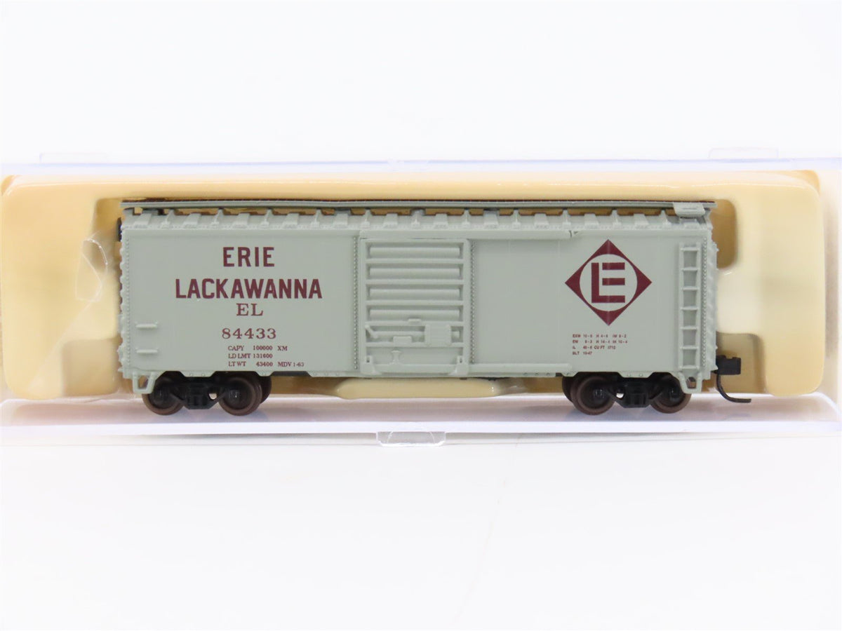 N Scale Atlas 34022 EL Erie Lackawanna 40&#39; Single Door Box Car #84433