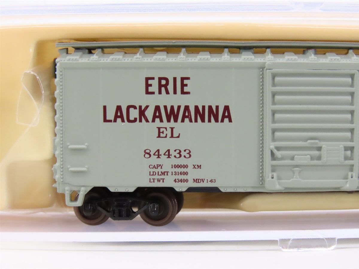 N Scale Atlas 34022 EL Erie Lackawanna 40&#39; Single Door Box Car #84433