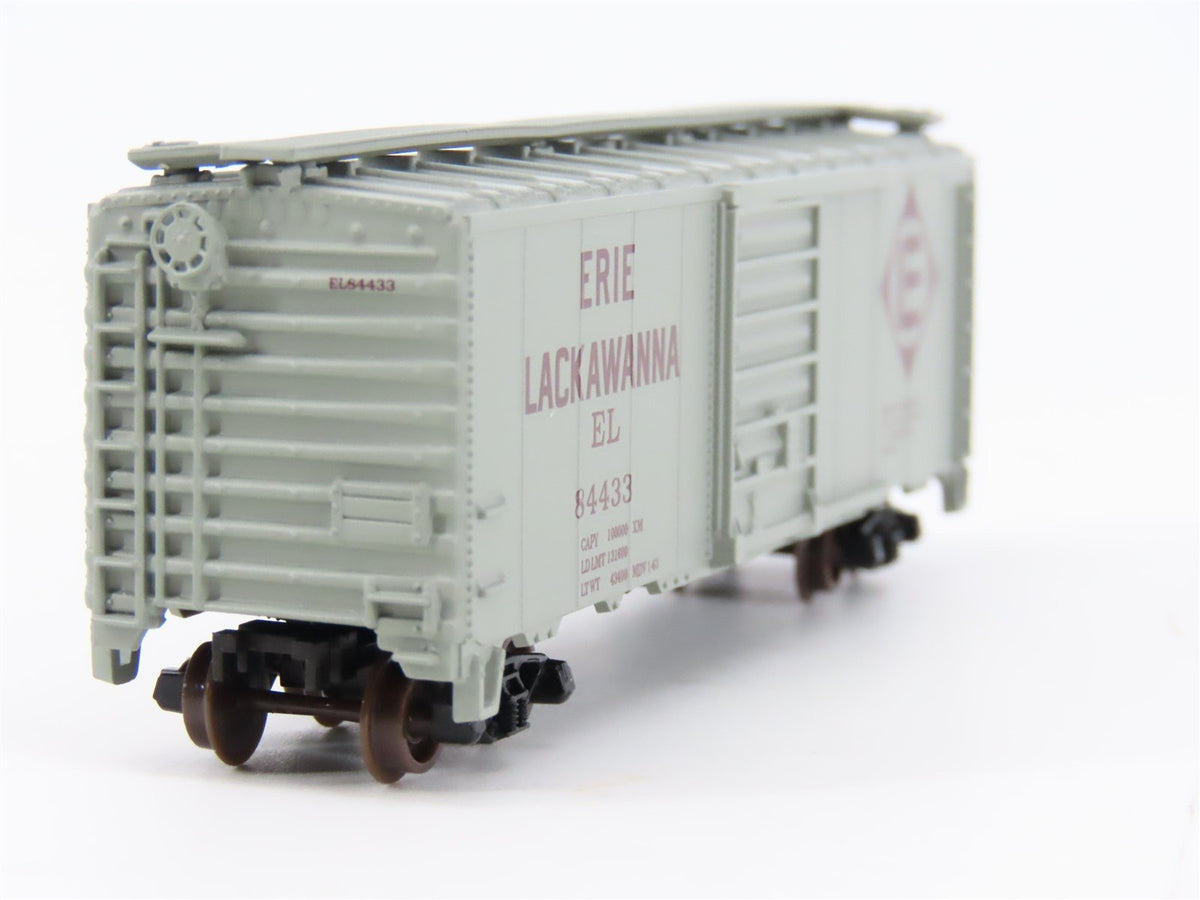 N Scale Atlas 34022 EL Erie Lackawanna 40&#39; Single Door Box Car #84433