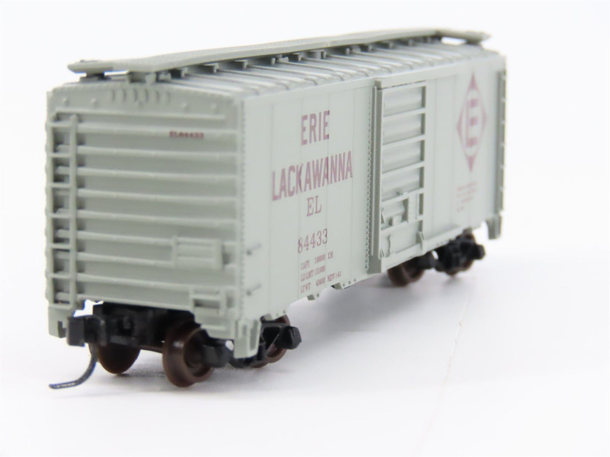 N Scale Atlas 34022 EL Erie Lackawanna 40&#39; Single Door Box Car #84433