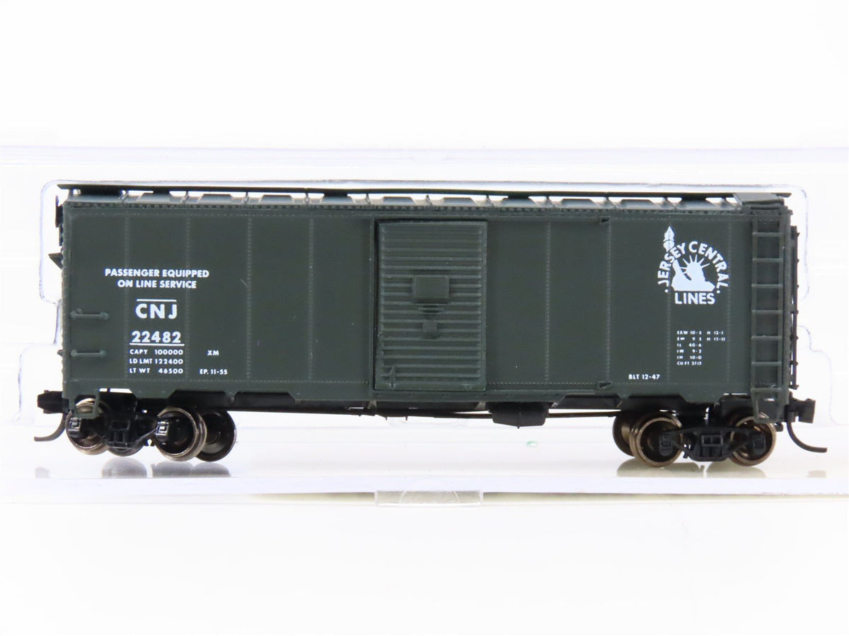 N Micro-Trains MTL CNJ Jersey Central Edison 2000 Convention 40&#39; Box Car #22482