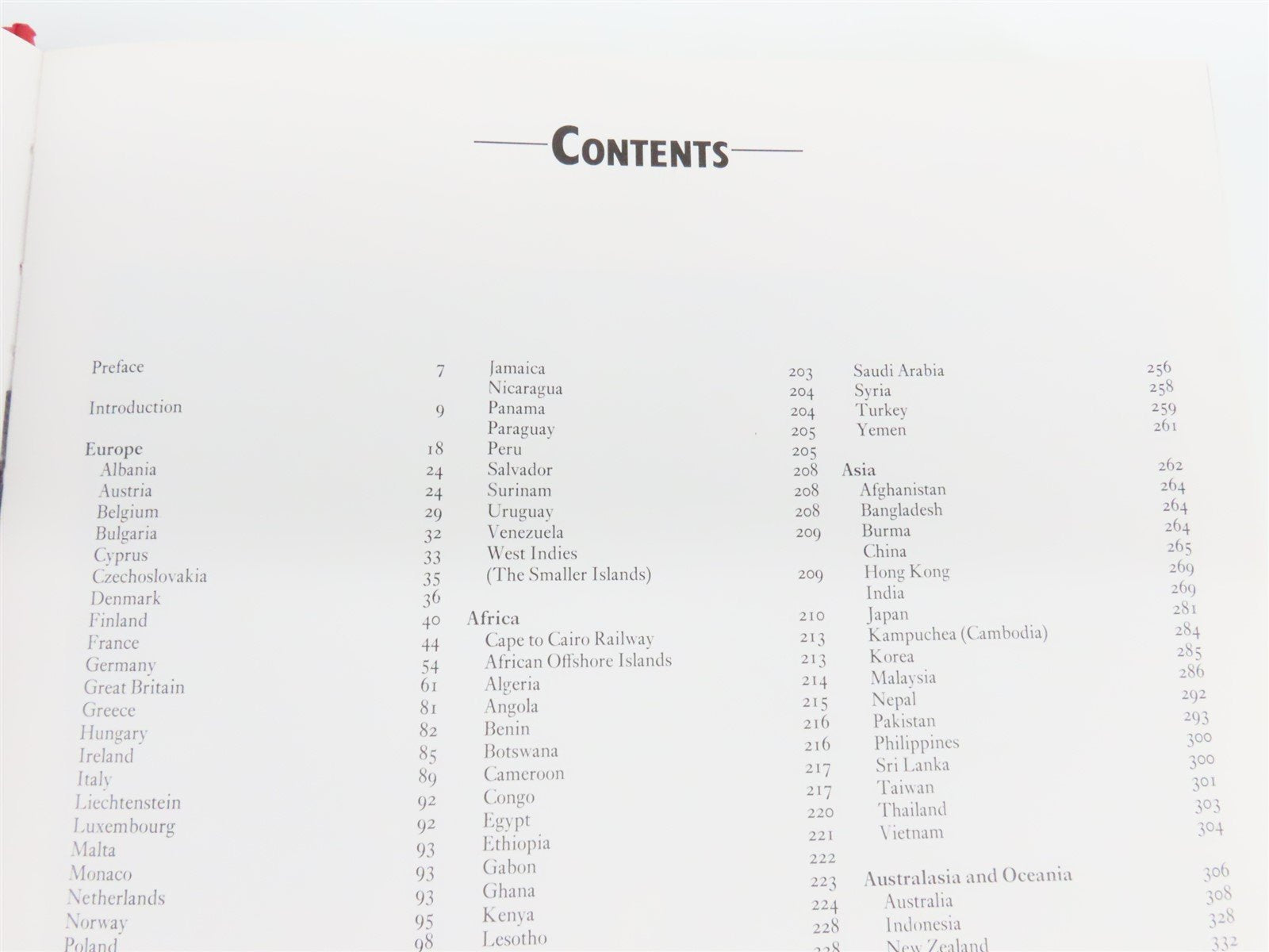 Railways Of The World by Brian Hollingsworth ©1979 HC Book