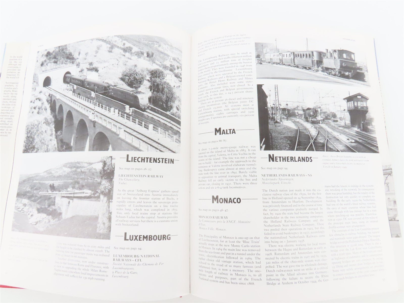 Railways Of The World by Brian Hollingsworth ©1979 HC Book