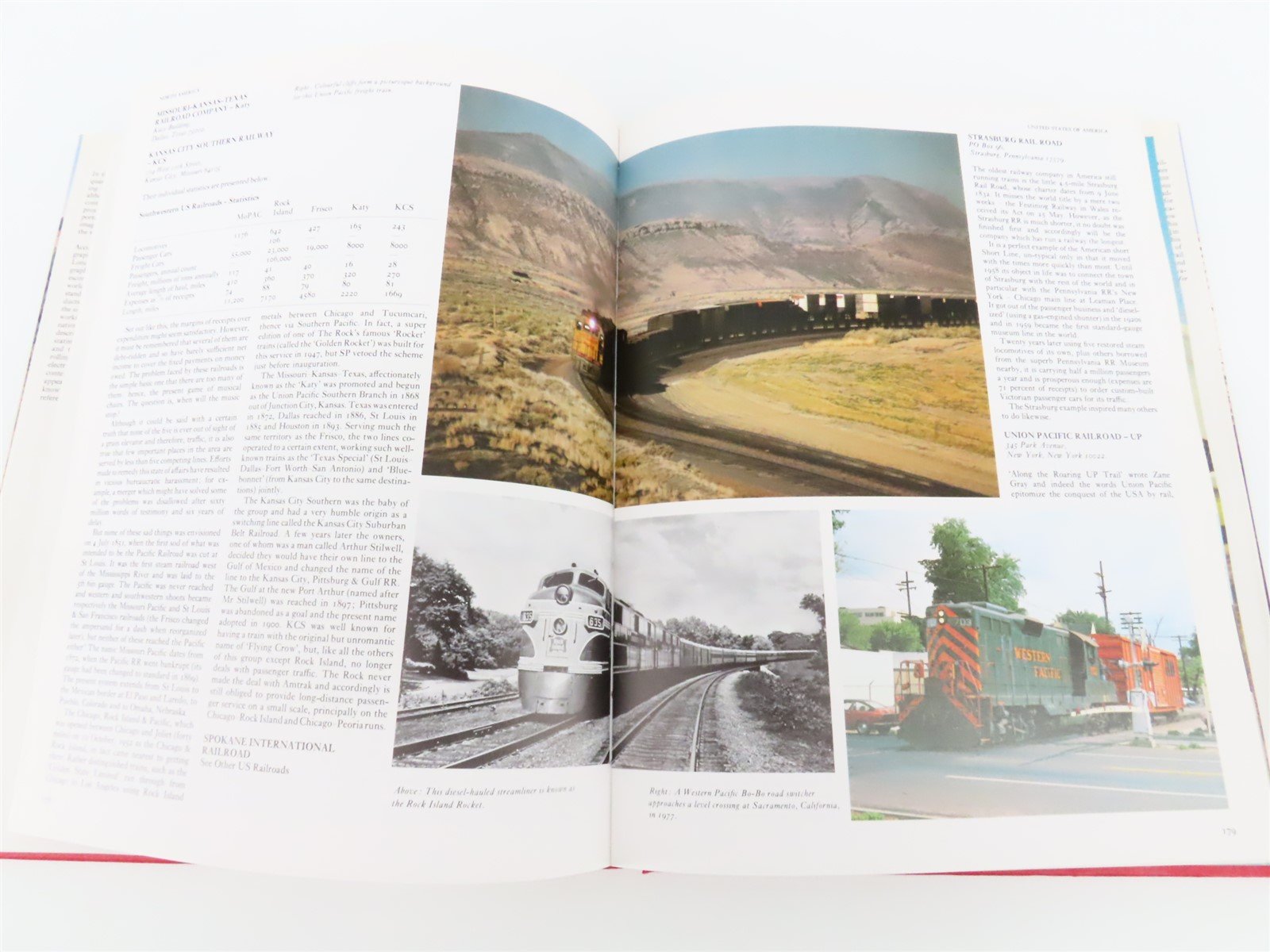 Railways Of The World by Brian Hollingsworth ©1979 HC Book