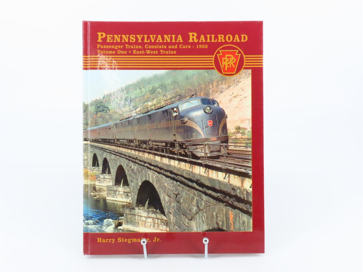 PRR Passenger Trains, Consists &amp; Cars -1952 Vol. 1 East-West Trains HC Book