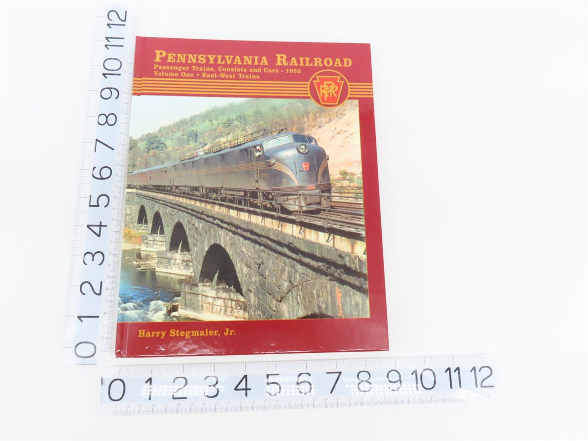 PRR Passenger Trains, Consists &amp; Cars -1952 Vol. 1 East-West Trains HC Book