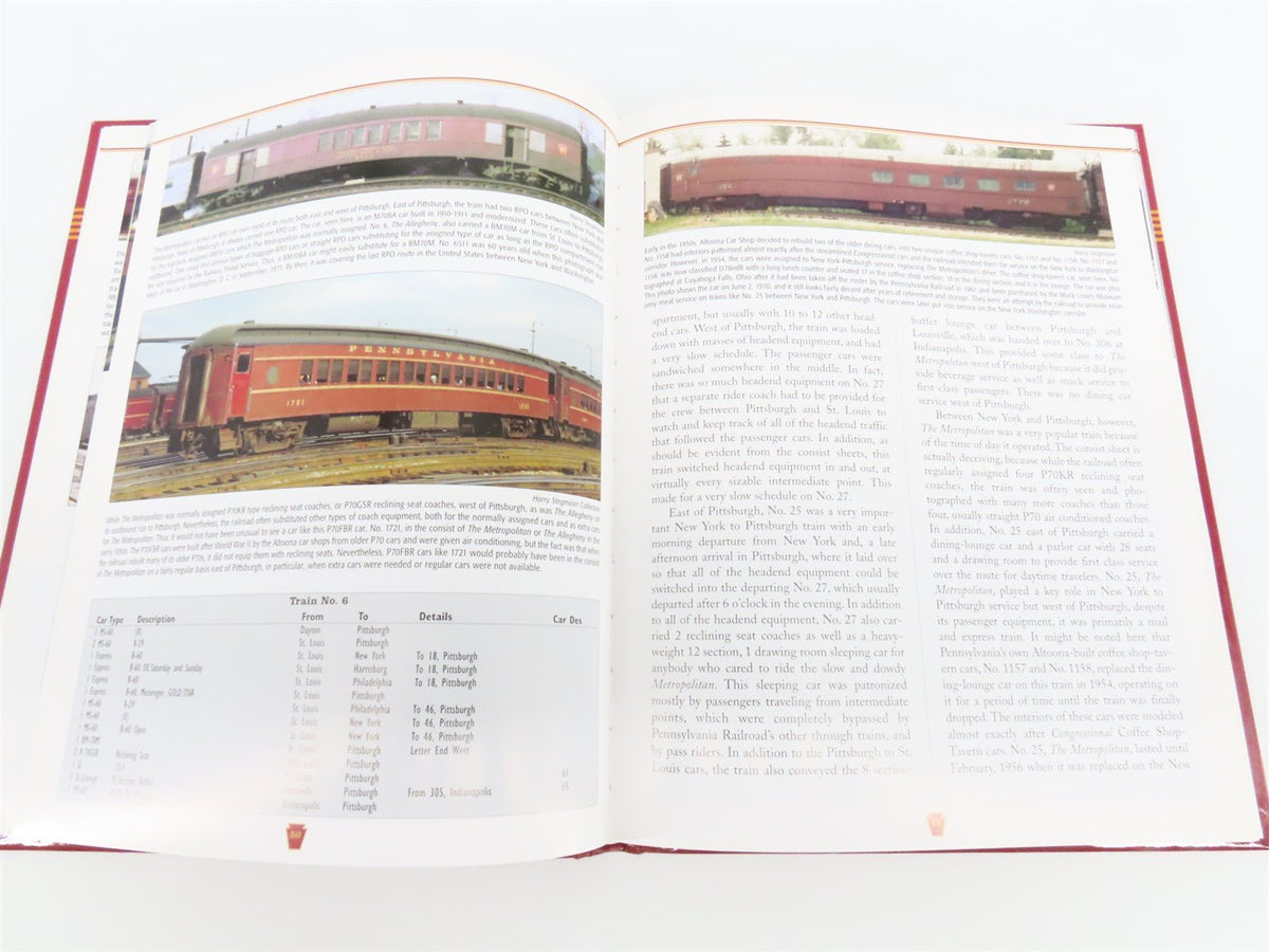 PRR Passenger Trains, Consists &amp; Cars -1952 Vol. 1 East-West Trains HC Book