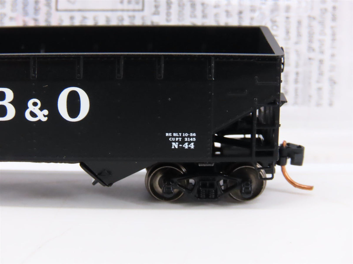 N Scale Micro-Trains MTL 05500380 B&amp;O Baltimore &amp; Ohio 2-Bay Hopper #727044