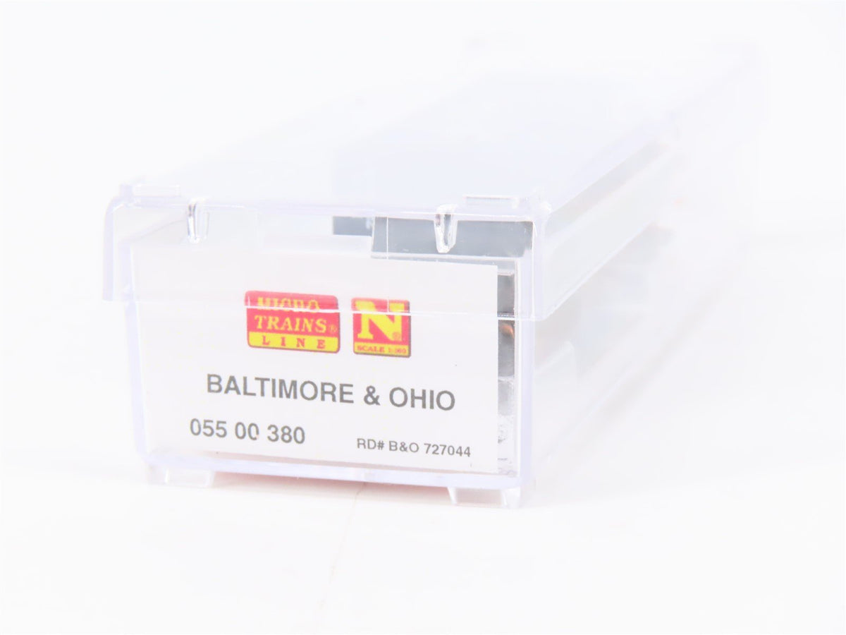 N Scale Micro-Trains MTL 05500380 B&amp;O Baltimore &amp; Ohio 2-Bay Hopper #727044