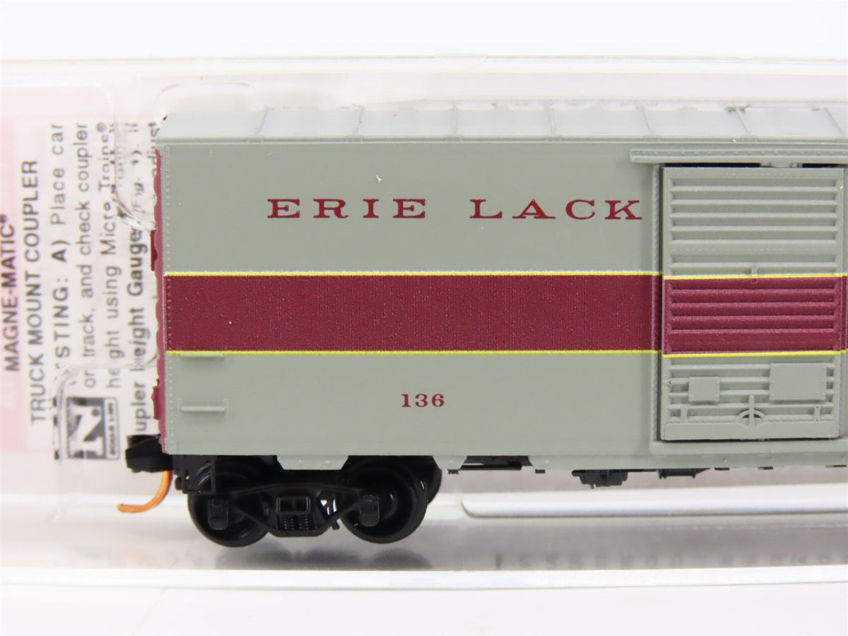 N Scale Micro-Trains MTL 07300170 EL Erie Lackawanna 40&#39; Single Door Box Car 136