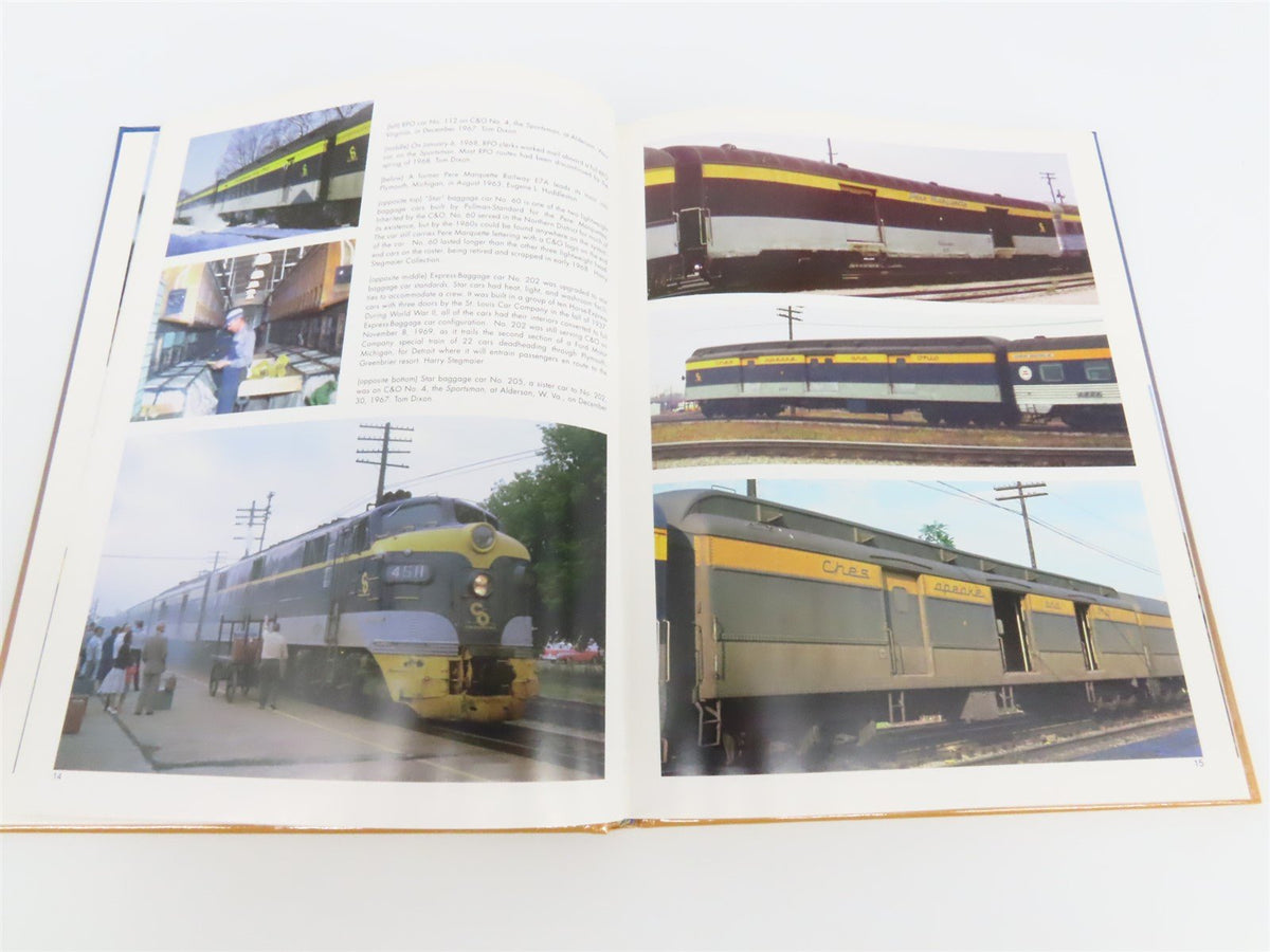 Chesapeake &amp; Ohio Passenger Cars In Color by Harry Stegmaier ©2001 HC Book