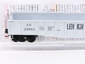 N Scale Micro-Trains MTL 04600480 LV Lehigh Valley Railroad 50' Gondola #32953