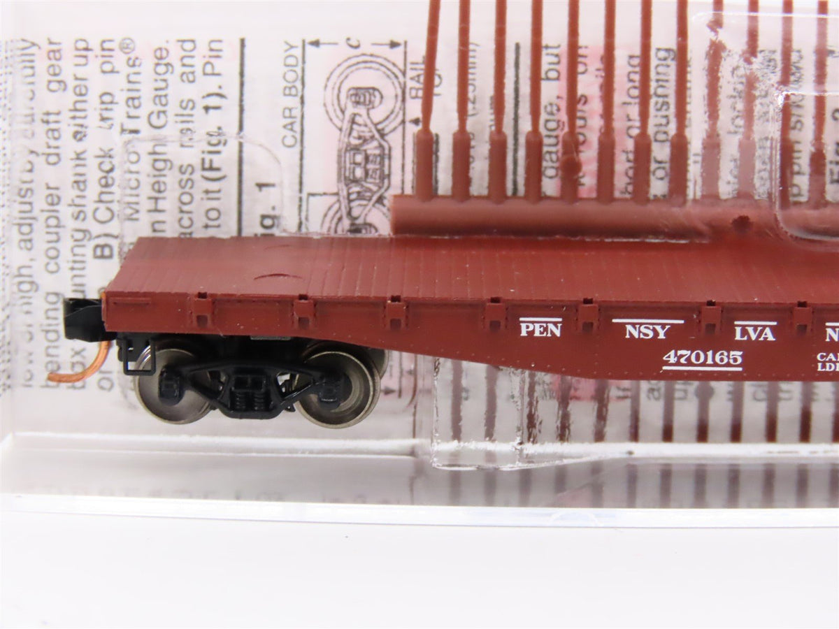 N Scale Micro-Trains MTL 45140 PRR Pennsylvania Railroad Flat Car #470165