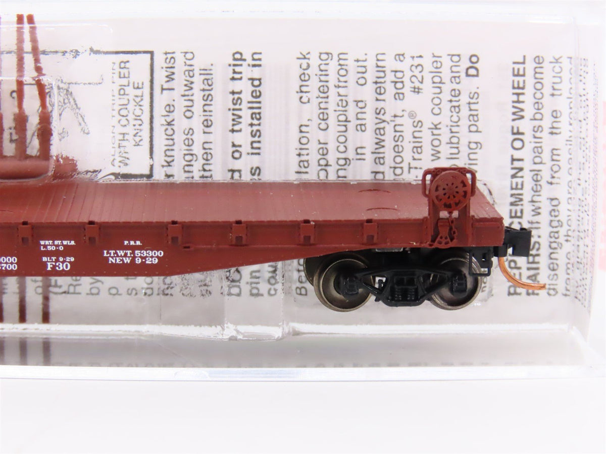 N Scale Micro-Trains MTL 45140 PRR Pennsylvania Railroad Flat Car #470165
