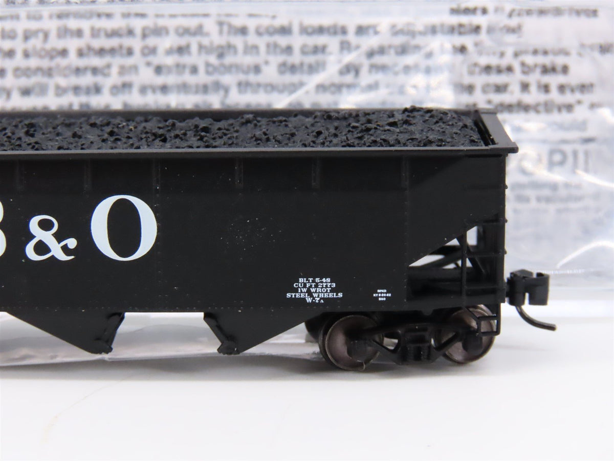 N Scale Bluford Shops 73043 B&amp;O Baltimore &amp; Ohio 3-Bay Open Hopper #621171