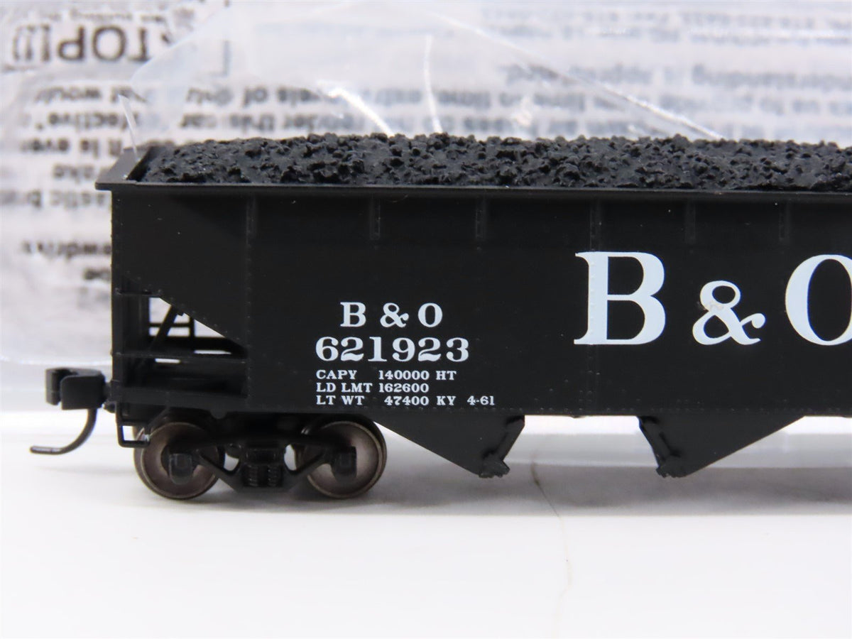 N Scale Bluford Shops 73043 B&amp;O Baltimore &amp; Ohio 3-Bay Open Hopper #621923