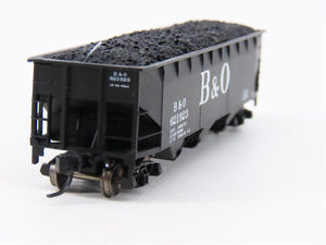 N Scale Bluford Shops 73043 B&O Baltimore & Ohio 3-Bay Open Hopper #621923