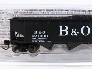 N Scale Bluford Shops 73043 B&O Baltimore & Ohio 3-Bay Open Hopper #621396