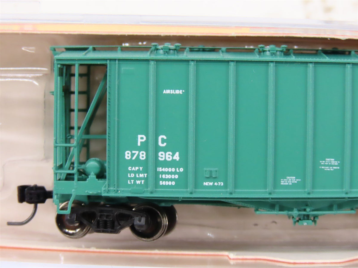 N Scale Athearn 23012 PC Penn Central Railroad 40&#39; Airslide Hopper #878964