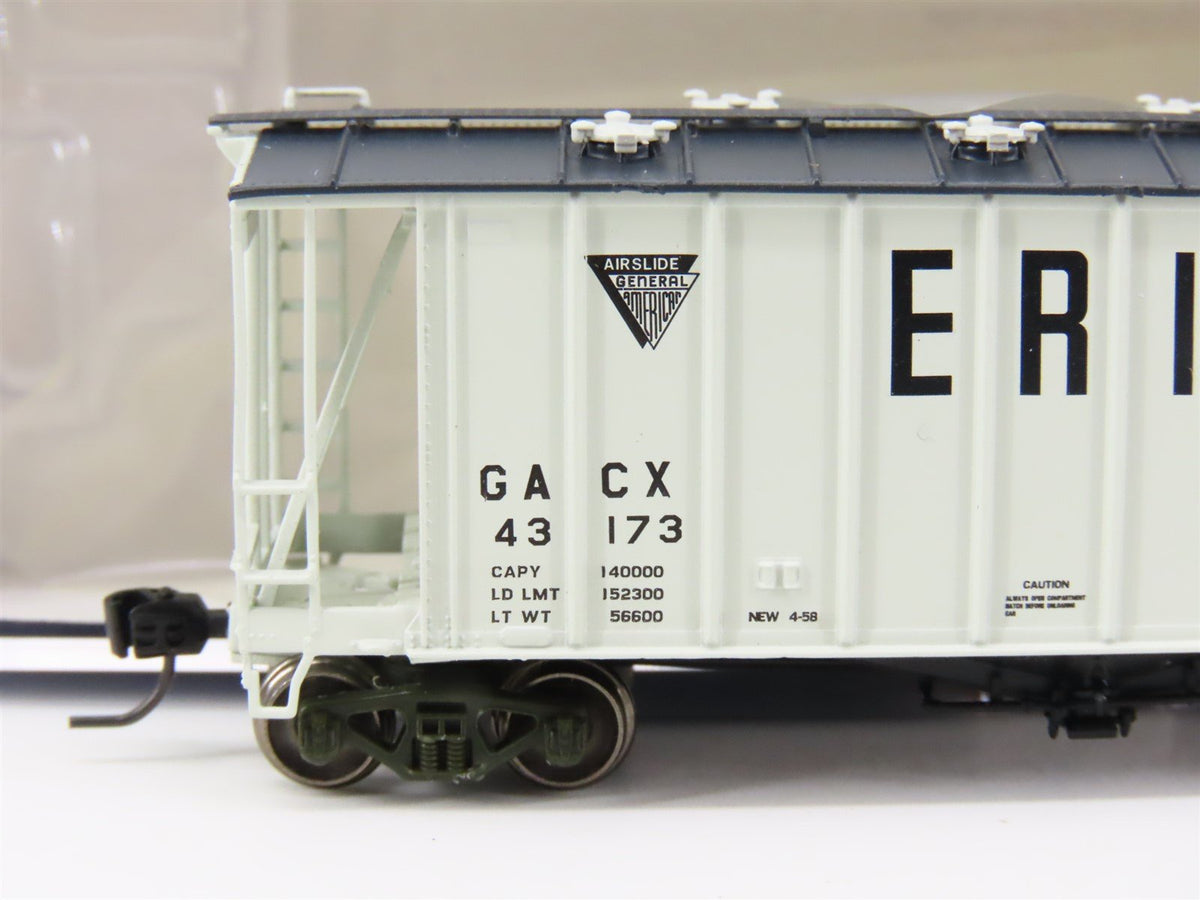 N Scale Athearn ATH23177 ERIE Railroad 40&#39; Covered Hopper #43173