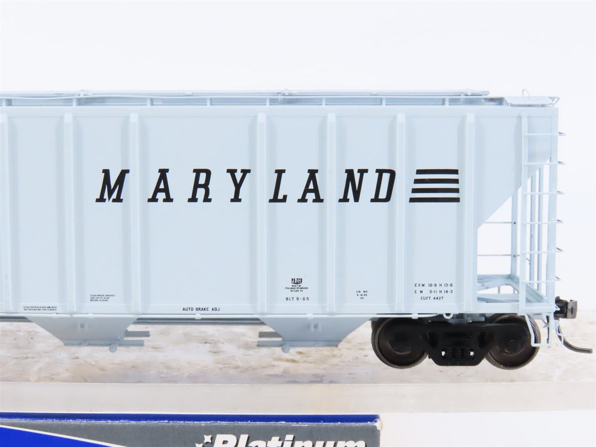 HO Scale ExactRail EP-80162-3 WM Western Maryland 3-Bay Covered Hopper #4673