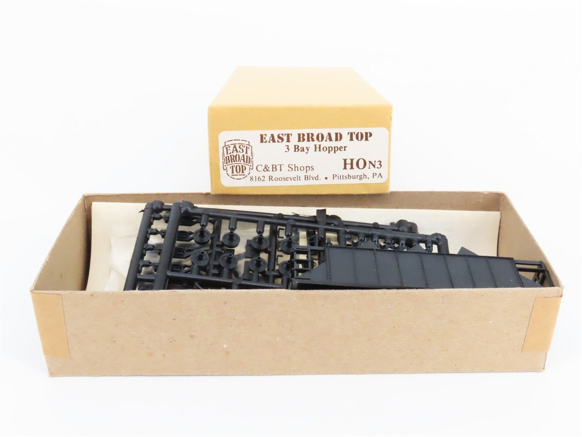 HOn3 Scale C&amp;BT Shops Kit EBT East Broad Top 3-Bay Hopper w/ Decals