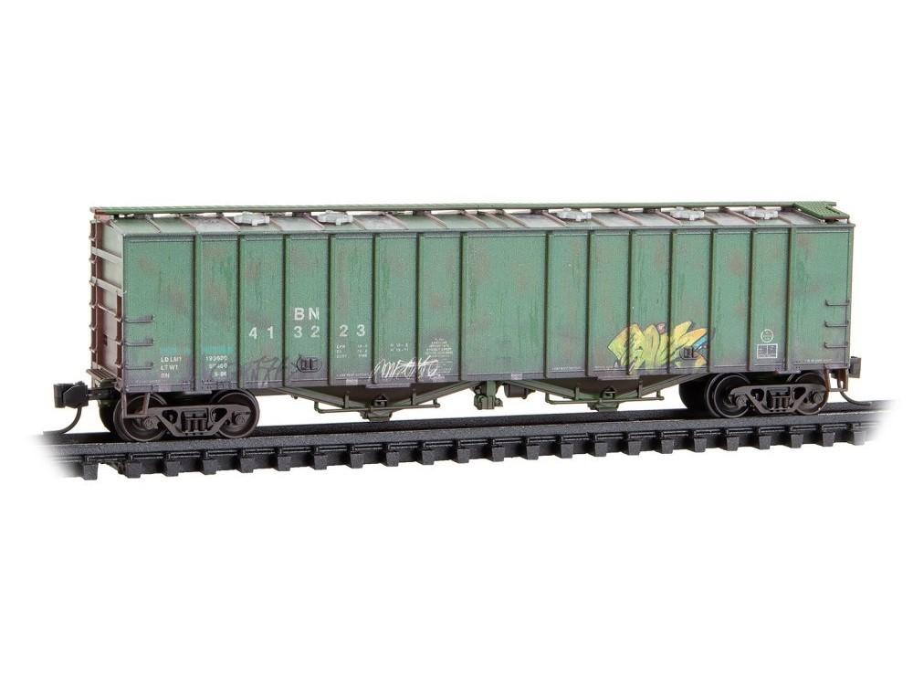 N Scale Micro-Trains MTL 98305081 BN 2-Bay Airslide Hoppers 2-Pack w/ Graffiti