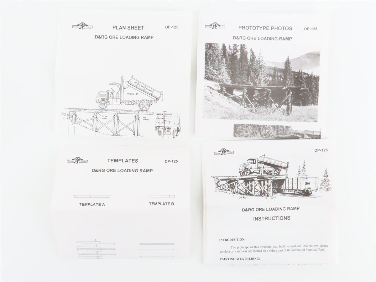 HO 1/87 Scale Durango Press Kit #DP-125 D&amp;RG Ore Loading Ramp