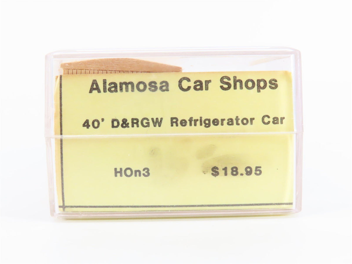 HOn3 Scale Alamosa Car Shops Kit D&amp;RGW Denver &amp; Rio Grande Western 40&#39; Reefer